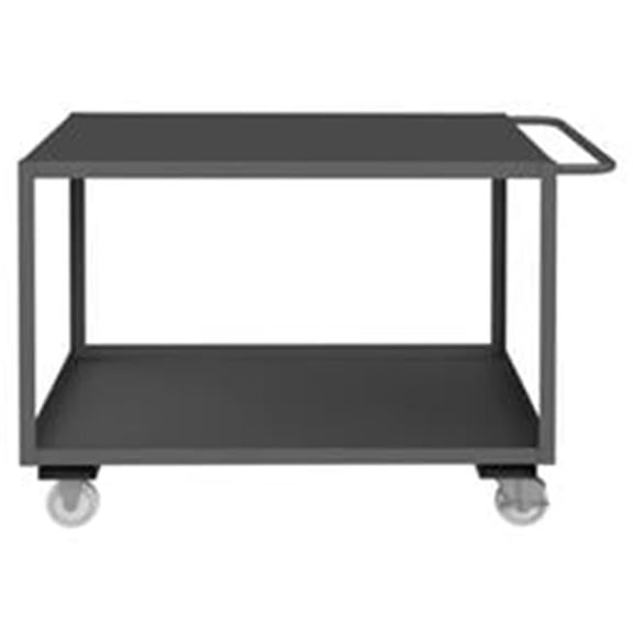 Durham 38 in. Rolling Service Cart, Gray - 1200 lbs