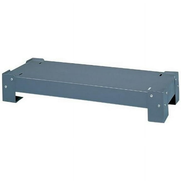 Durham 382-95 Gray Cold Rolled Steel Base for 9" Deep Bins, 33-3/4" Width x 5-3/4" Height x 9" Depth