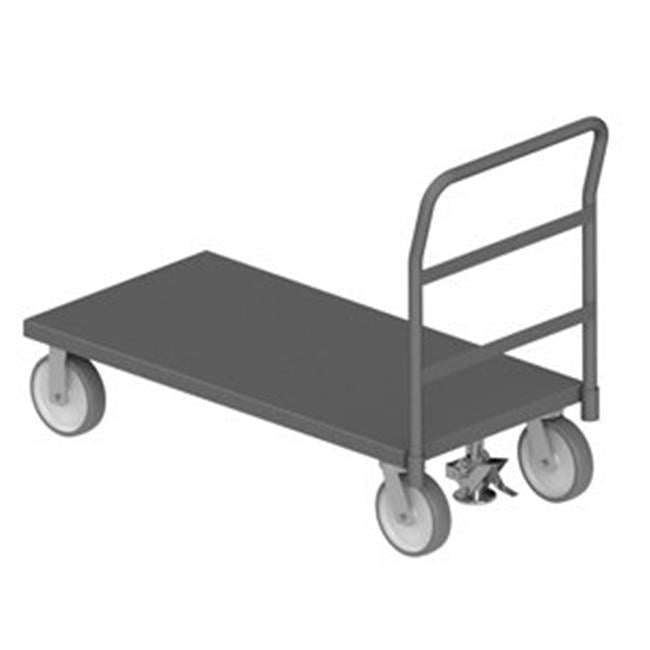 Durham 39 in. Platform Trucks with Polyurethane Casters, Gray - 3600 ...