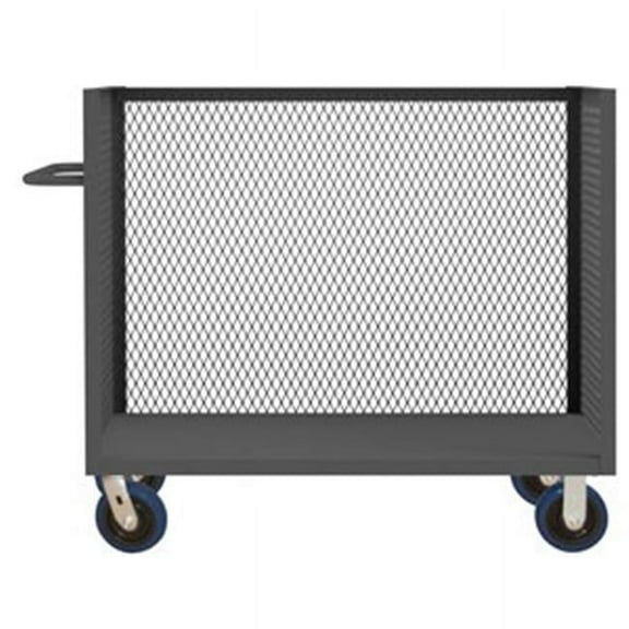 Durham 3ST-EX244845-8PU-95 45 in. 3 Sided Mesh Truck, Gray - 3600 lbs