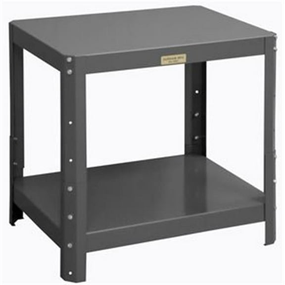 Durham 4 in. Adjustable Height Machine Table, Gray - 1500 lbs