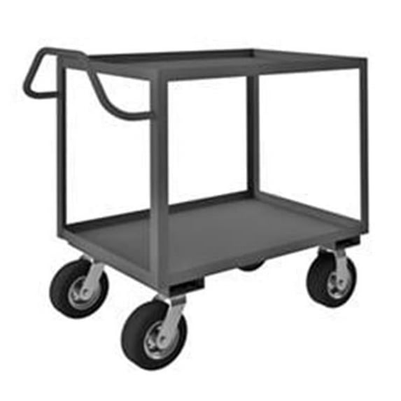 Durham 41 in. Rolling Service Cart, Gray - 1200 lbs