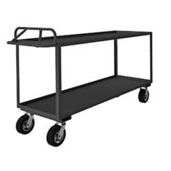 Durham  47 in. Rolling Service Cart, Gray - 1200 lbs