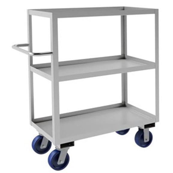 Durham 47 in. Stainless 3 Shelves Stock Cart - 1200 lbs
