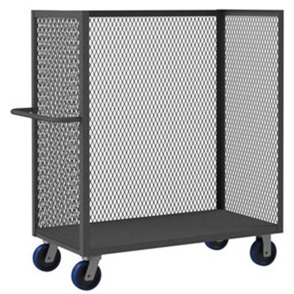 Durham 3ST-EX2460-6PU-95 56 in. 3 Sided Mesh Truck, Gray - 3600 lbs