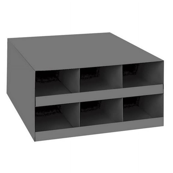 Durham 921-95 Steel Welding Rod Cabinet with 6 Compartments. Gray - 8.13 x 16.13 x 18.5 in.