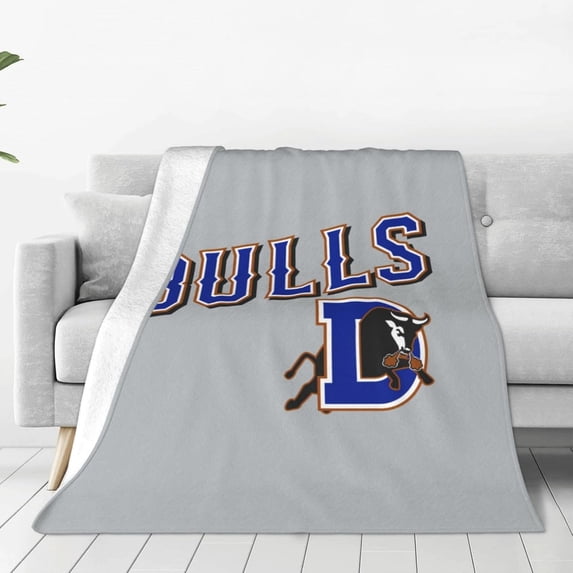 Durham Bulls Logo Blanket Large Luxury Fleece Soft Anti-Static Anti-Pilling Flannel Bed Blanket