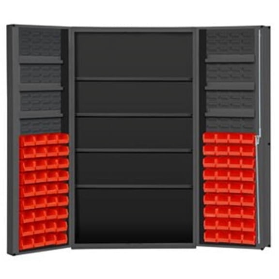 Durham DC48-724S6DS-1795 72 in. Cabinets with Hook-On-Bins & Adjustable Shelves