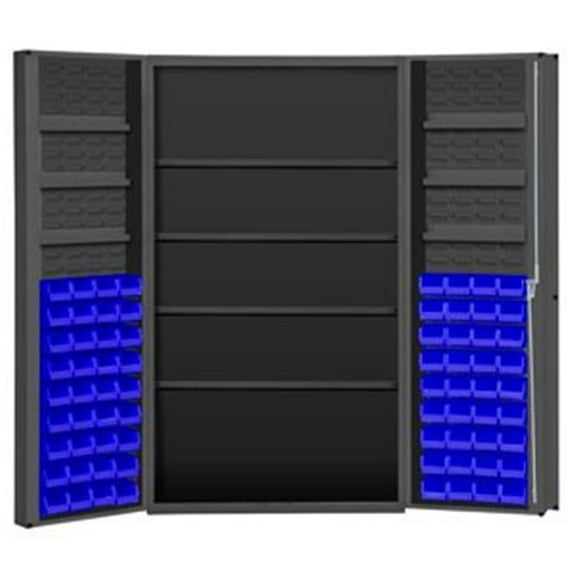 Durham DC48-724S6DS-5295 72 in. Cabinets with Hook-On-Bins & Adjustable Shelves