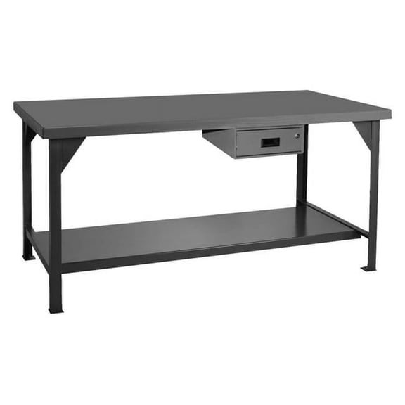 Durham DWB-3048-177-95 Heavy Duty Steel & Iron Work Bench with Drawer