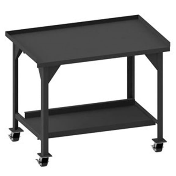 Durham DWBM-3060-BE-PS-95 40 in. Mobile Work Benches, Gray - 4000 lbs