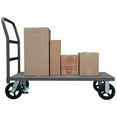 thumbnail image 1 of Durham EPTFL24608MR95 39 in. Platform Trucks with Mold-On Rubber Casters, Gray - 2400 lbs, 1 of 1