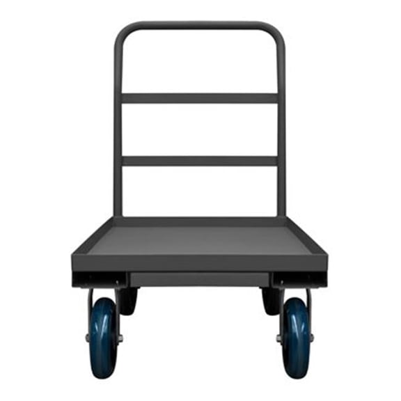 Durham EPTLU30608PU95 40 in. Platform Trucks with Polyurethane Casters, Gray - 3600 lbs