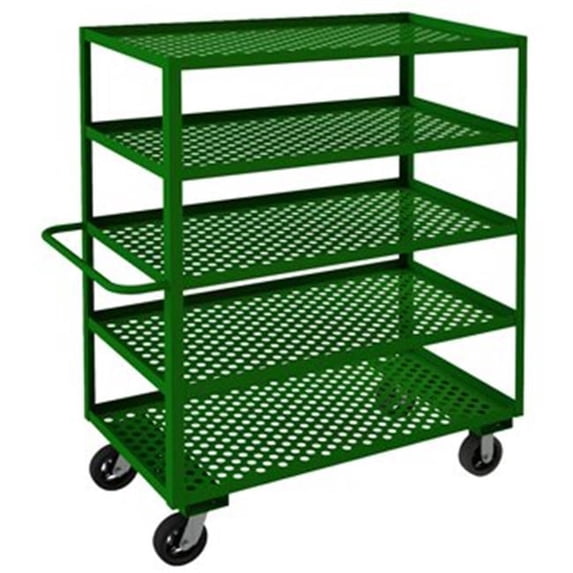 Durham GC-2448-5-6MR-83T 63 in. Garden Cart, Green - 2000 lbs