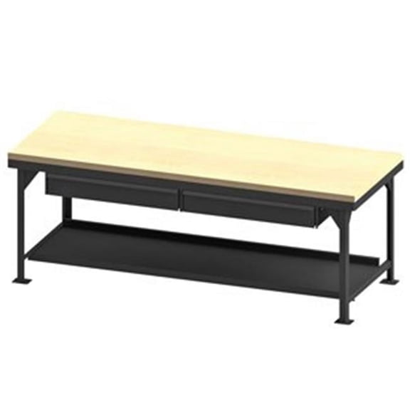 Durham HDWBMT36962DR95 36 in. Heavy Duty Workbench, Gray - 12000 lbs