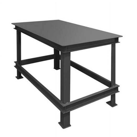 Durham HWBMT-366024-95 60 x 36 x 24 in. Steel Extra Heavy Duty Machine Table with 1 Shelves, Gray