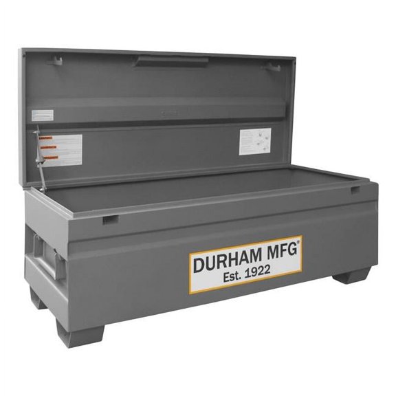 Durham JSC-246023-94T-D720 20 cu ft. Jobsite Storage Box Cabinet, Gray - 60 x 24 x 22.81 in.