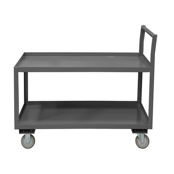 Durham LDO-3060-2-ALU-95 62 x 30 x 37.5 in. Low Deck Service Truck & All Lips Up with 2 Shelves