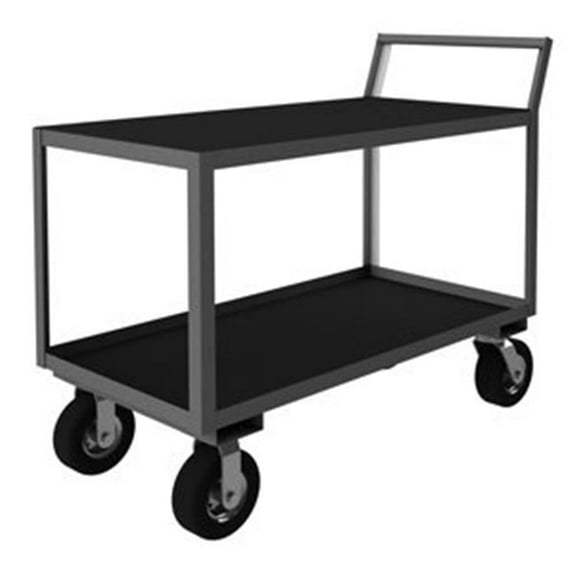 Durham LIC-304844-2-95 44 in. Low Profile Instrument Cart, Gray - 1200 lbs