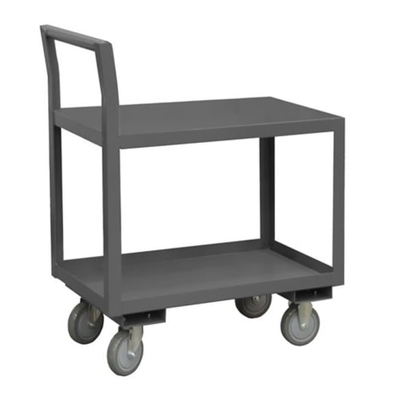 Durham LDO-3048-2-95 48 x 30 x 37.5 in. Low Deck Service Truck with 2 Shelves & Polyurethane casters