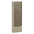 thumbnail image 1 of Durham MFG 402-54 Vertical Con-tur Literature Rack, 11 pockets, putty, 1 of 5