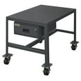 thumbnail image 1 of Durham MTDM182436-2K195 No. 95 Mobile Medium Duty Machine Tables with Drawer & 1 Top Shelf, Gray - 18 x 24 x 36 in., 1 of 3
