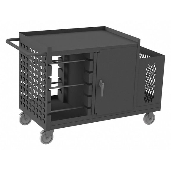 Durham Mfg Co 24"W x 35"H Gray Wire Spool Cabinet, 1200 lb. Load Capacity