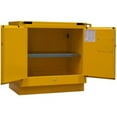 thumbnail image 1 of Durham Manufacturing 1022UCS-50 22 gal FM Approved Flammable Safety Self Close Storage Cabinet, Safety Yellow, 1 of 1