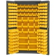 thumbnail image 1 of Extra-Heavy Duty Bin Cabinet, 36 in W, 72 in H, 24" D, 132 Bins, 1 of 6