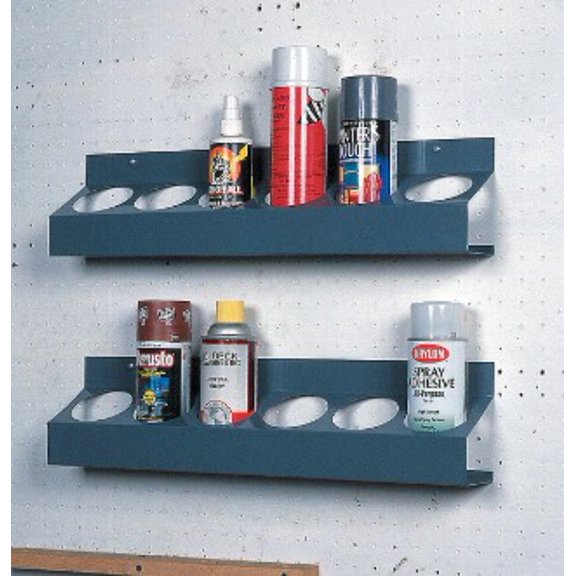 Durham Mfg Can Caddy Steel Storage Organizer 6 Compartments Gray 21-1/2 x 3-1/8 x 5-1/4