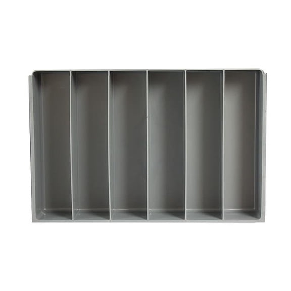 Durham Mfg DrwInsrt,Gry,6Cmptmnt,PlyPrp,Fit12"Box 124-95-06/VERT-IND