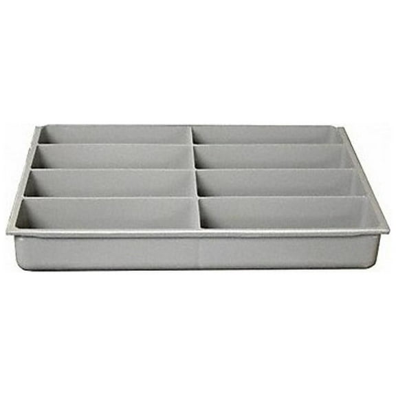 Durham Mfg Drawer Insert,8 Compartments,Gray 229-95-08-IND