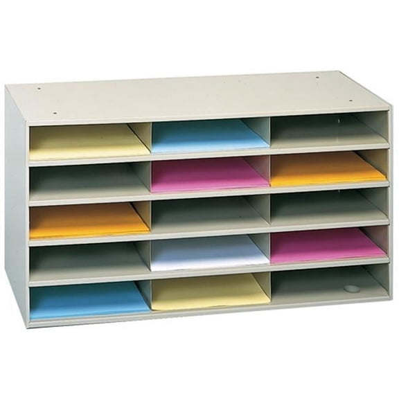 Literature Organizer,15 Compartments 434-75