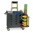 thumbnail image 1 of Durham Mfg Mobile Cabinet Bench,Steel,52-3/4"W,19"D 2211-DLP-6DR-RM-9B-95, 1 of 9
