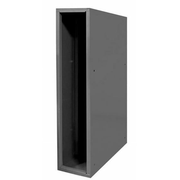Durham 581-95 Heavy Duty One Opening Rolled Steel Hydraulic Hose Cabinet, Gray - 8.5 x 24.13 x 34.88 in.