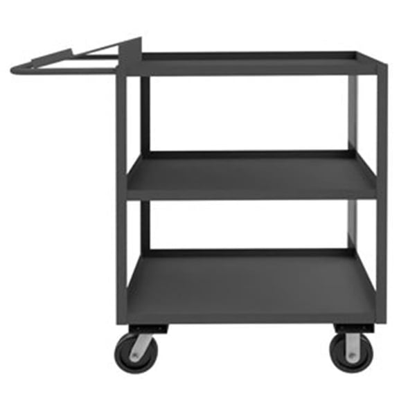 Durham OPC-243648-3-6PH-95 51 in. Order Picking Cart, Gray - 3000 lbs