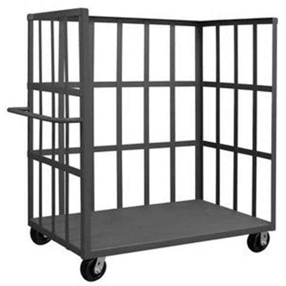 Durham OPT-7236-1-6PH-95 58 in. Open Portable Truck, Gray - 3000 lbs