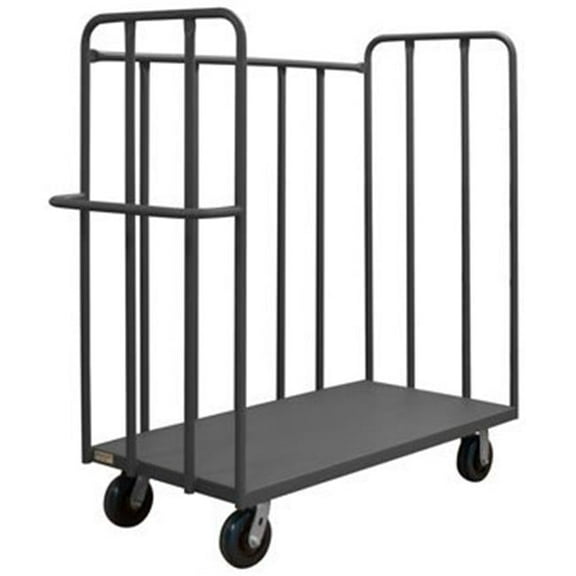 Durham OPTT-4824-1-6PU-95 57 in. Open Portable Truck, Gray - 3600 lbs