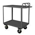 thumbnail image 1 of Durham RSCE-3048-2-3.6K-TLD-95 48 x 30 x 43.75 in. 2 Shelf Heavy Rolling Stock Cart with Ergonomic Handle & Top Lip Down, Gray, 1 of 3