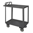 thumbnail image 1 of Durham RSCE-3060-2-95 60 x 30 x 43.75 in. 2 Shelf Rolling Stock Cart with Ergonomic Handle & All Lips Up, Gray, 1 of 2