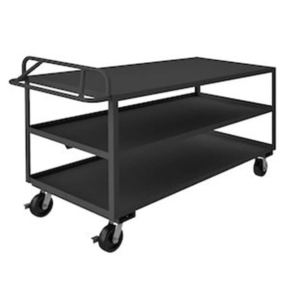 Durham RSCE-3072-3-3.6K-TLD-95 43 in. Rolling Service Cart, Gray - 3600 lbs