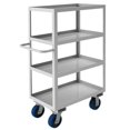 thumbnail image 1 of Durham SRSC1618304ALU6PU 53 in. Stainless 4 Shelves Stock Cart - 1200 lbs, 1 of 1