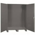 thumbnail image 1 of Durham SSC-722484-BDLP-95 14 Gauge Flush Style Lockable Double Door Cabinet, Gray - 72 in., 1 of 1