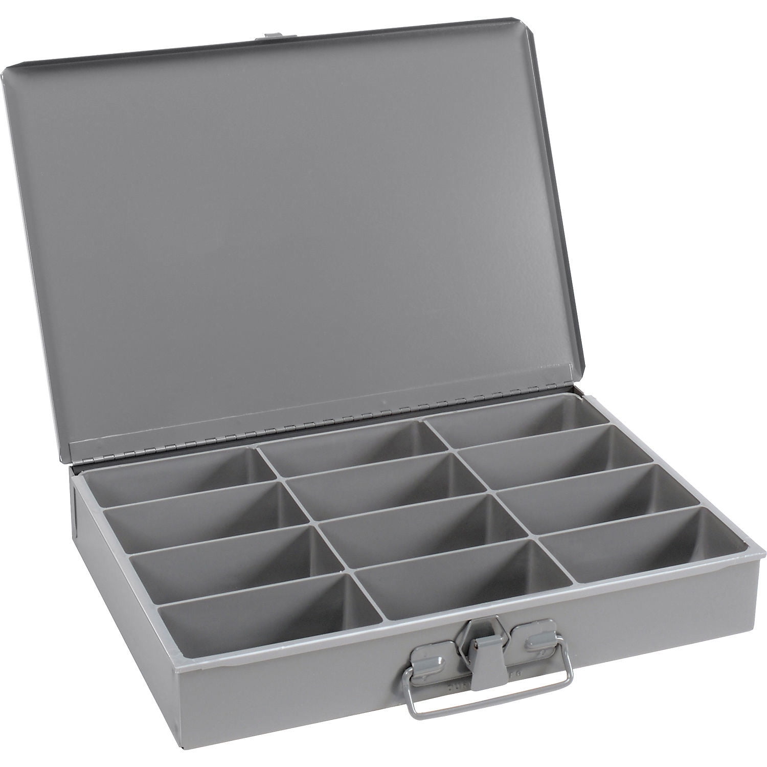Steel Scoop Compartment Box, 12 Compartment, 13-3/8x9-1/4x2, Lot of 6 at Walmart