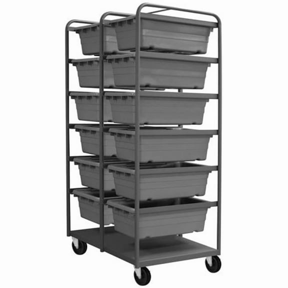 Durham TBR-303672-12-5PO-95 74 in. Tub Rack, Gray - 1200 lbs