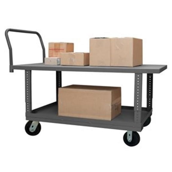 Durham WHPTA30605PH95 25 in. Platform Trucks with Phenolic Casters, Gray - 2000 lbs