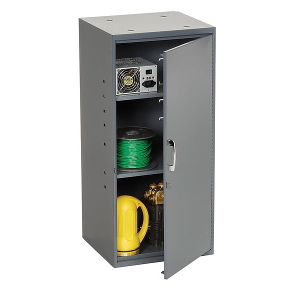 Durham Wall-Hung Utility Cabinet - 13-7/8 X12-1/4 X30" - Gray