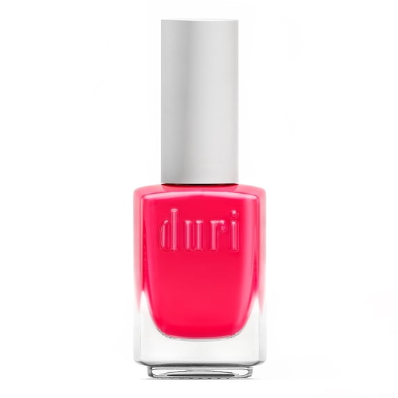 Duri Nail Enamel, 151N Poison, Neon Nail Polish, Hot Pink, Matte Finish, Easy At-Home Application, 0.45 fl. oz.