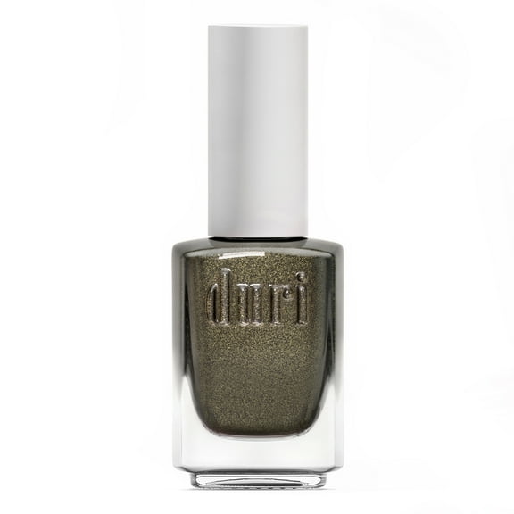 Duri Cosmetics Duri Nail Polish, 715 Jubilee, Dark Antique Gold Glitter, 0.5 fl. Oz.