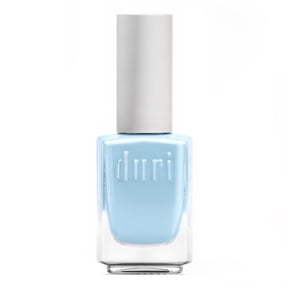 Duri Nail Polish, 107S Cloud True Blue, Pastel Blue, Semi Matte Finish, Quick Drying, 0.45 Fl Oz